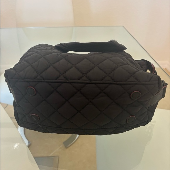 Quilted Black Handbag with Cossbody